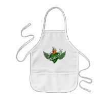 Irish Winged Heart Apron