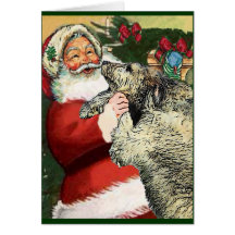 Irish Wolfhound Christmas Gifts Cards