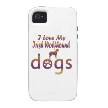 Irish Wolfhound designs Vibe iPhone 4 Cases