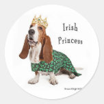 IrishPrincess Round Stickers