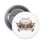 Irlandais Badass Pin's Avec Agrafe