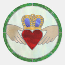 Irlandais Claddagh Autocollants