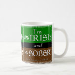 Irlandais et sobre droitiers tasse