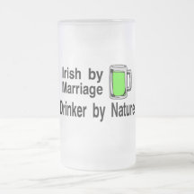 Irlandais par le buveur par nature 2 de mariage mugs à café