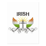 Irlandais pendant la vie carte postale