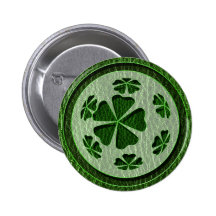 Irlandais simili cuir CloverBall Pin's Avec Agrafe