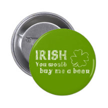 Irlandais vous m'achèteriez une bière badges avec agrafe