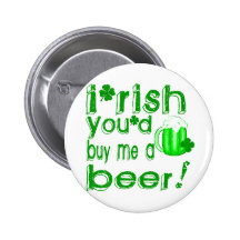Irlandais vous m'achèteriez une bière pin's