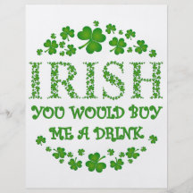 IRLANDAIS VOUS M'ACHÈTERIEZ UNE BOISSON PROSPECTUS
