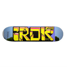 irok billboard skateboard deck