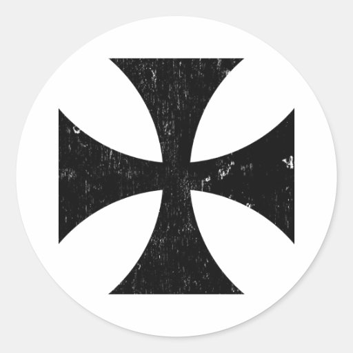 Iron Cross - German/Deutschland Bundeswehr Round Stickers