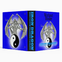 Iron Dragon Binder Blue