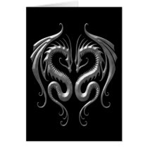 Iron Dragons Greeting Cards