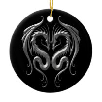 Iron Dragons Christmas Tree Ornament