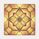 Iron Edged Glass Refrigerator Magnet