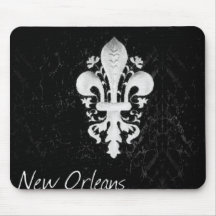 Iron Fleur de Lis Mouse Pad
