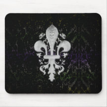 Iron Fleur de Lis Mouse Pads