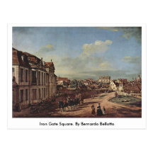 Iron Gate Square. By Bernardo Bellotto Postcard