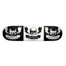 Iron Kladd Skull Logo Custom Skateboard