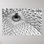 Iron Pergola, Gilcrease Museum Gardens. 2008 Poster