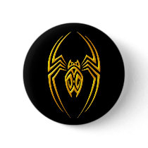 Iron Spider – Yellow and Black Button