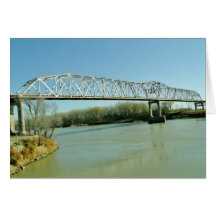 Iron Truss Bridge Greeting Cards
