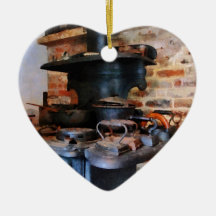 Irons Heating On Stove Christmas Ornament