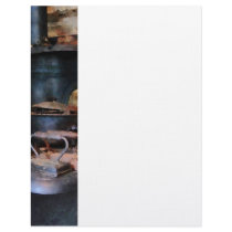 Irons Heating on Stove Personalized Letterhead