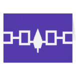 Iroquois Confederacy flag Greeting Card