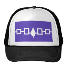 Iroquois Confederacy flag Hats