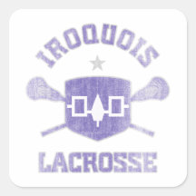 Iroquois-Cru Stickers Carrés