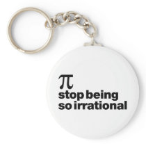 Irrational Pi Key Chain