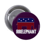 Irrelephant Pinback Button
