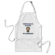Irritable Scowl Grumpy Old Man Apron