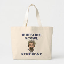 Irritable Scowl Grumpy Old Man Bag
