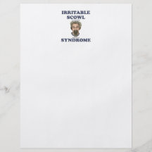Irritable Scowl Grumpy Old Man Full Color Flyer