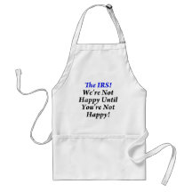 IRS, Tax Humour T-Shirts! Aprons