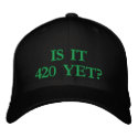 IS IT420 YET? embroidered hats