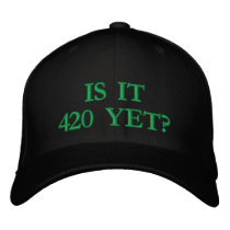 IS IT420 YET? EMBROIDERED HAT