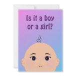 Is It a Boy or Girl - Gender Reveal Party Invite