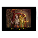Is it raining my love? card
