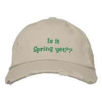 Is it spring yet? cap