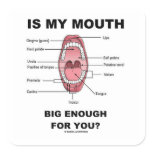 Is My Mouth Big Enough For You? (Anatomical Humor) Sticker