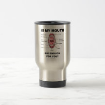 Is My Mouth Big Enough For You? (Anatomical Humour Coffee Mugs