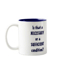 Is That A Necessary Or...lg navy 2tone(right-hand) Coffee Mugs