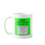 isaac newton christmas joke mug