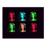 Isaac Newton Collage Postcard