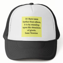 isaac newton quote hat