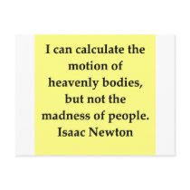 isaac newton quote post cards