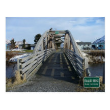 Isaalux Bridge in the City of Unalaska, AK Post Cards